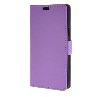 

MOONCASE Simple style Leather Wallet Flip Card Stand Back Case Cover for Samsung Galaxy J5 Purple