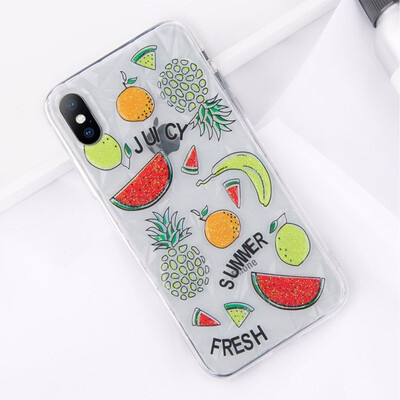 

Cartoon 3D White Clouds Phone Case For iPhone 6 7 8 plus X