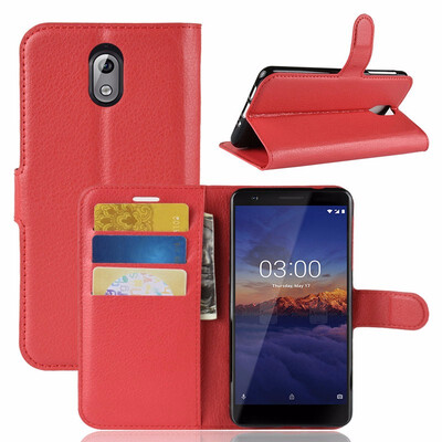 

for Nokia 31 3 2018 WIERSS Wallet Phone Case for Nokia 31 3 2018 for Nokia 3 Flip Leather Cover Case Etui Fundas