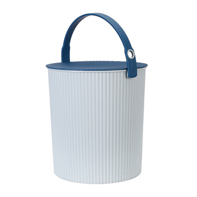

Leifomoi Japan imported Omnioutil colorful bucket multi-function storage bucket storage stool storage bench outdoor stool light blue 20L