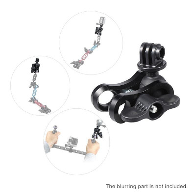 

Diving Lights Butterfly Clip Arm Clamp Mount Ball Base Adapter for Gopro Hero 4 3 3 Action Camera