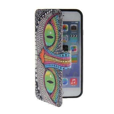 

MOONCASE Cute Pattern Leather Side Flip Wallet Card Slot Pouch Stand Shell Back ЧЕХОЛ ДЛЯ Apple iPhone 6 ( 4.7 inch )