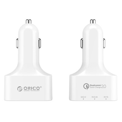 

ORICO 2.0 универсальный usb быстрый автомобиль Зарядное устройство адаптер 35 Вт для Мобильные телефоны IPhone Samsun