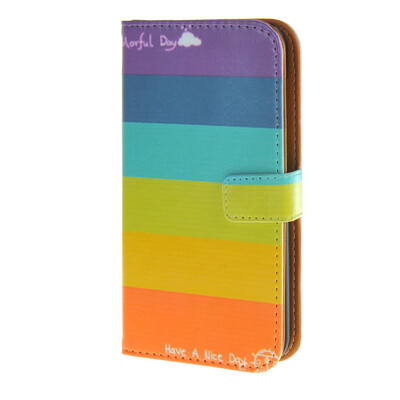 

MOONCASE чехол для Huawei Ascend Y550 Pattern series Leather Flip Wallet Card Slot Stand Back Cover