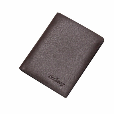 

Men Ultra-thin Short Wallet Horizontal Student Simple Leather Purse