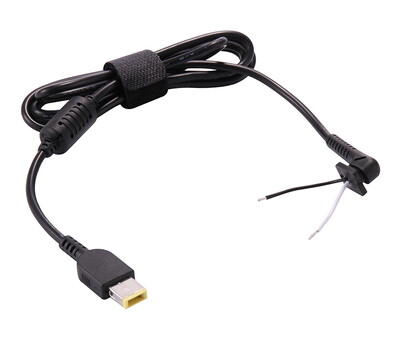 

COOLM 15m DC Power Tip Plug Adapter Charger Cable Cord with USB Square Plug Fit For Laptop Lenovo ThinkPad X1 YOGA 13