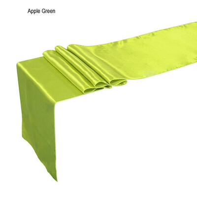 

12" x 108" Satin Table Runner Wedding Venue Decorations Wedding Party 8 Colors