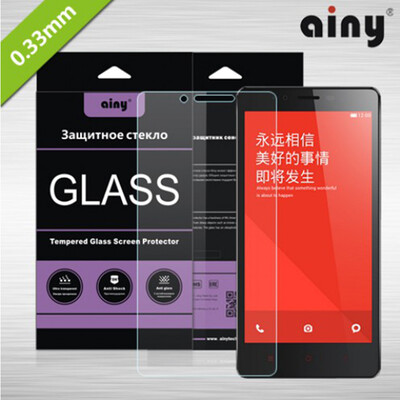 

Ainy 0.33mm Best selling tempered glass screen protector for Xiaomi Redmi Note