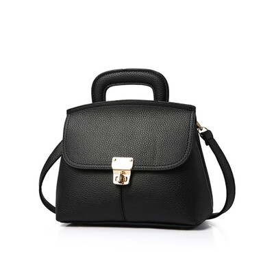 

Realer brand fashion women crossbody bag solid PU leather girl shoulder messenger bag&backpack