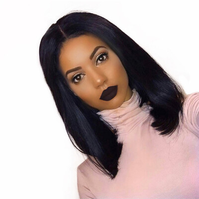 

CARA Short Bob Wigs For Women Straight 13X6 Lace Front Human Hair Wigs With Baby Hair 150 Density