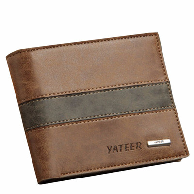 

Ultre-thin New Men Wallet Horizontal Short Suede Purse