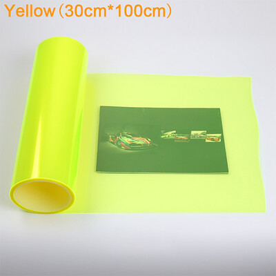 

Vinyl Three Layers 30cmX 100cm Motorcycle Auto Car Light Headlight Taillight Tinting Film Adhesive Film Sticker