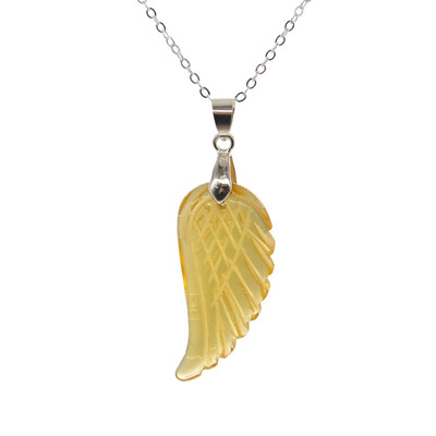 

Natural Crystal Pendant NecklaceBullet personality pendant necklaceHexagonal PendantSweater Crystal Necklace