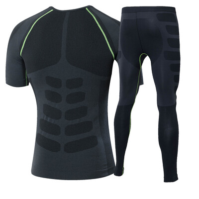 

Sport Suit Short T-Shirt Fitness Pantsuit Tights Sports LeggingsGym Running Set