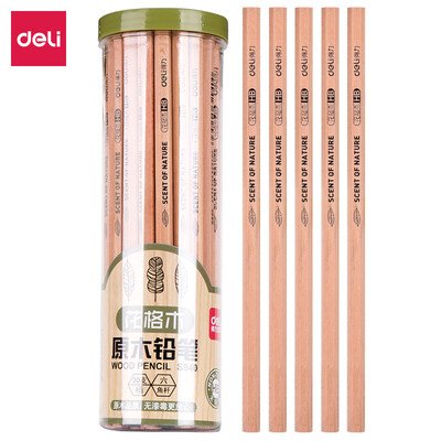 

Deli wood world series HB hexagonal pen writing drawing sketch pencil 30 barrel S940-HB