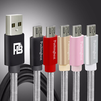 

Pushingbest 10FT Micro USB Cable Fast Charger Mobile Phone Charging Cable For SamsungXiaomiHuawei