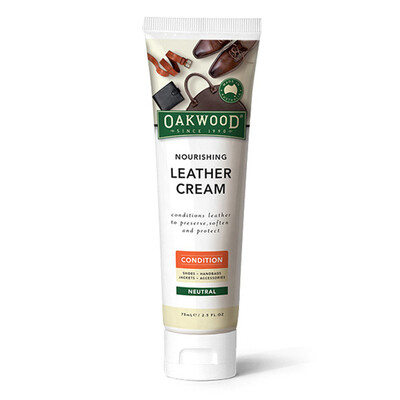 

Australia OAKWOOD high-end shoe bag leather care cream 75 ml bottle effective lock color leather bright as new to improve high-end leather durable