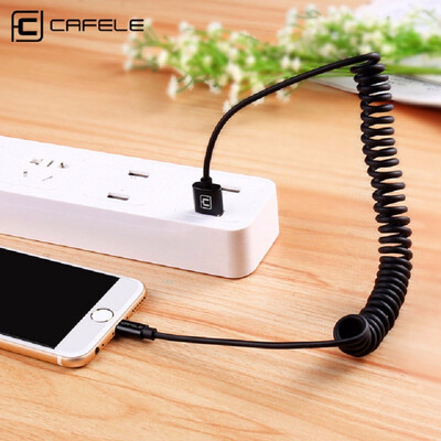 

Cafele USB Cable for iPhone 5 6 7 MAX 16m Flexible Noodles USB Charging Cable Charging Cord for iPhone 5 5S SE iPad Black