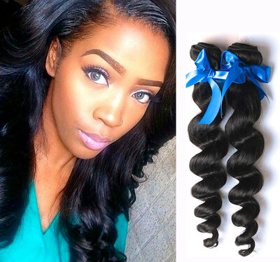 

WYF Indian Virgin Hair Loose Wave 3 Bundles with Closure Unprocessed Human Hair Bundles