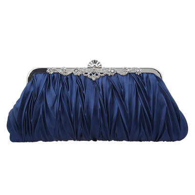 

Fawziya Satin Pleated Clutch Purses For Women Evening Clutches For Wedding And Party