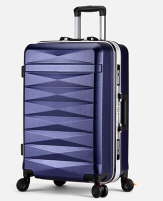 

Men women travel trolley case suitcase bags student shipping box aluminum frame universal wheel ABS PC luggage bag 20 24 inch box