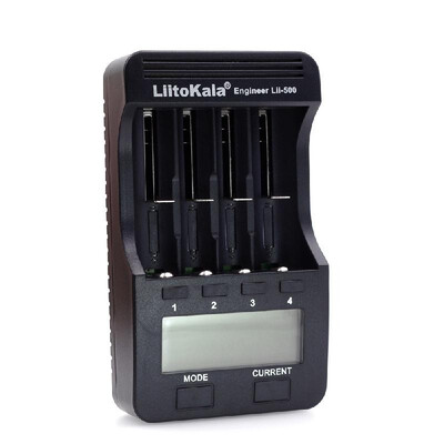 

Romacci LiitoKala Lii-500 4 Slots Smart Intelligent Battery Charger Kit with Car Charger