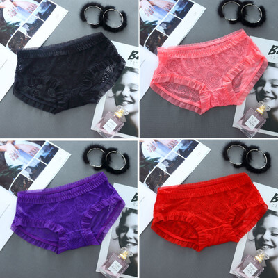

women Panties mesh briefs female Teenage Small sizes ultra-thin summer Underwear panty students girls bragas