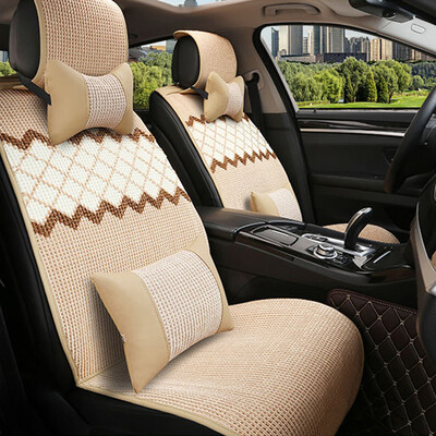 

BOLISH Four Seasons General Motors Cushion Five-seat Car Seat Cushion Seat Car Seat Cover Car Interior Jewelry Luxury Style White