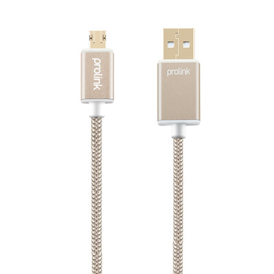 

Prolink PLT587WBK-0100 Android data cable positive&negative double-sided plug micro usb universal Samsung millet Huawei charging data cable black 1m