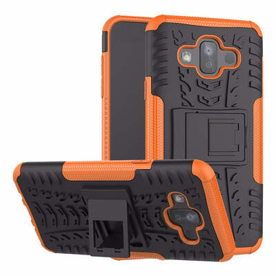 

Goowiiz Phone Case For Samsung Galaxy J7 DuoJ7 2018J720 Armor Tire Texture Rugged Protection PCTPU Silicone