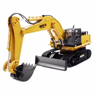 

HUINA TOYS 1510 116 24GHz 11CH RC Alloy Excavator RTR Mechanical Sound 680-degree Rotation Movable Stick Boom Bucket