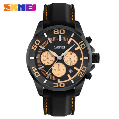 

SKMEI Mens waterproof watch Sports style Silicone strap