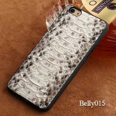 

Genuine Leather Phone Case For OPPO R9 Case Python Skin Back Cover For R11 R11s Plus Case