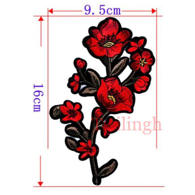 

1 Pcs Flower Patches Sequined Sticker Sew Iron On Patch Pink Flowers Applique Garment DIY Sew Clothes Repair Badges For Wedding