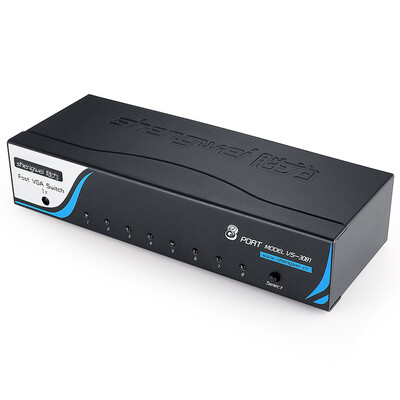 

Win shengwei VS-3081 vga switch 8 into a out with a remote control computer monitor sharing device eight into a 500MHz bandwidth
