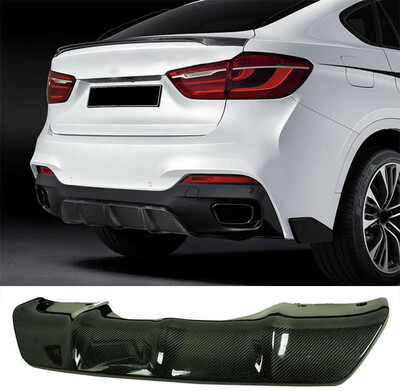 

P Style Carbon fiber Rear Lip Diffuser Fit For BMW F16 X6 -Sport