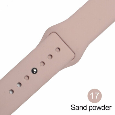 

Soft Silicone Replacement Sport Band For Apple Watch Series 123 42mm 38mm Wrist Bracelet Strap for iWatch Sportsbands