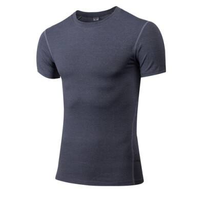 

Quick Dry Compression Mens Short Sleeve T-Shirts Running Shirt