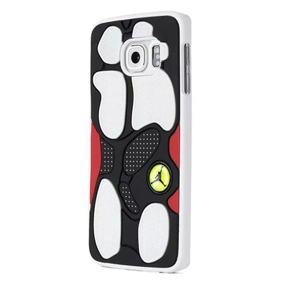

MITI 8 Типы, 3D Air Jordan кроссовки Sole телефонов Чехлы для Samsung Galaxy S6 Край G9250 Jumpman обувь заднюю крышку резиновое покрытие ПВХ