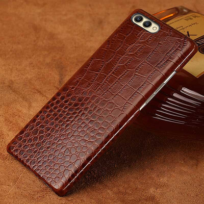 

Genuine Leather Phone Case For Huawei Honor V10 Crocodile Texture Back Cover For P9 P10 Plus Mate 9 10 Cases