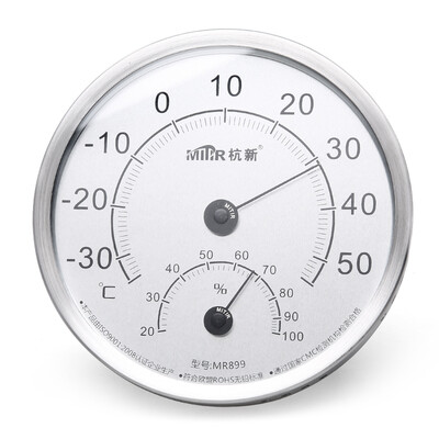 

MITIR home with time alarm clock thermometer&hygrometer office desktop greenhouse thermometer HTC-1