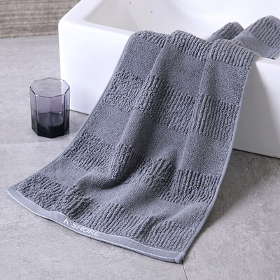 

Gold towel home textile cotton high&low hair satin towel single strip dark gray 133g strip 7034cm