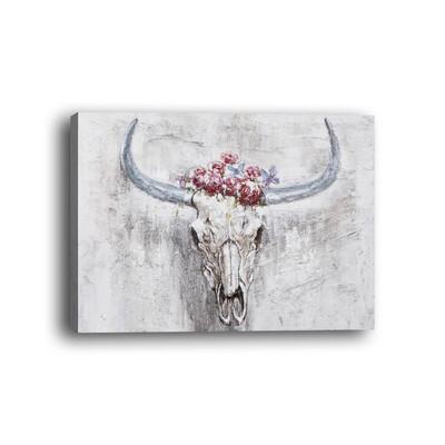 

Framed canvas modern living room bedroom background wall still life sheep head decorative painting