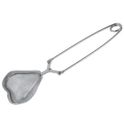 

UpperX Heart Shaped Spoon Tea Mesh Infuser Strainer with Squeeze Handle