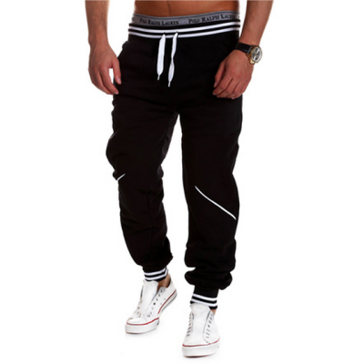 

Zogaa New Mens Pants Splice Sports Casual Contrast Color