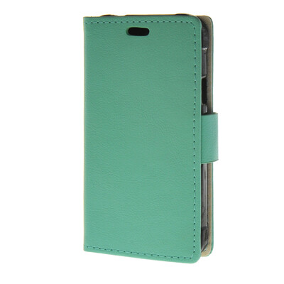 

MOONCASE Synthetic Leather Flip Wallet Card Slot Bracket Back Case Cover for Samsung Galaxy Xcover 3 SM-G388F Green 02