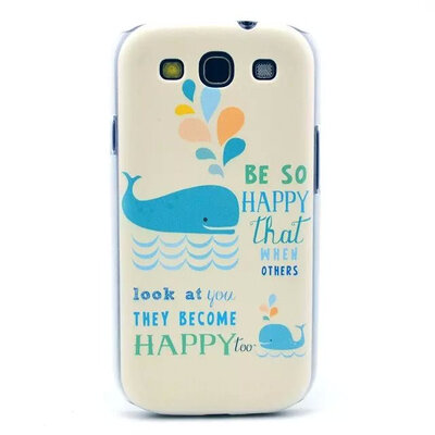 

MITI Samsung Galaxy S3 Colorful Transparent Printing Drawing Phone Cover For Samsung i9300 Fashion Plastic Hard Phone Cases