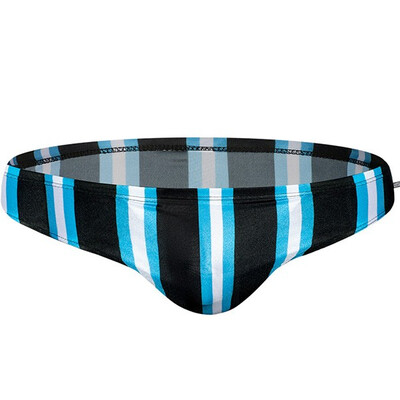 

Mens Sexy Fashion Low Waist Striped Printing Summer Slim Casual Underwear