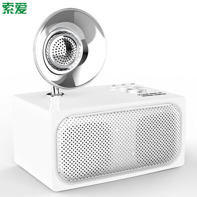 

Sony Ericsson soaiy E10 Bluetooth Speaker Retro Radio Phone Audio Computer Mini Subwoofer White