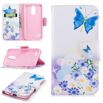 

BEFOSPEY Painting PU LeatherSoft TPU Card Slot Stand Wallet Case For LG K8201850"